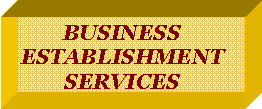 Text Box: BUSINESS ESTABLISHMENT SERVICES
